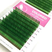 green lash extensions