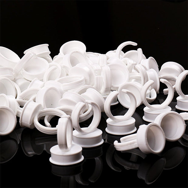 Glue Ring Cups - 1 cm (100 Pcs/ Pack) - Flutter with Flair Inc.